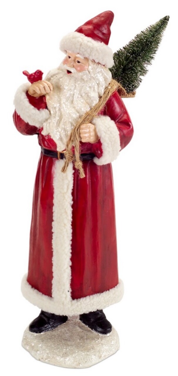 Melrose 18.5" Red and White Santa Claus Christmas Tabletop Figurine